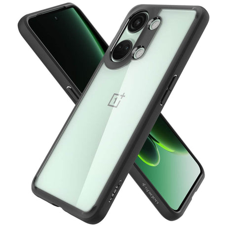 Противоударен Хибриден Калъф за Oneplus Nord 3, Spigen Ultra Hybrid Case, Черен (4)
