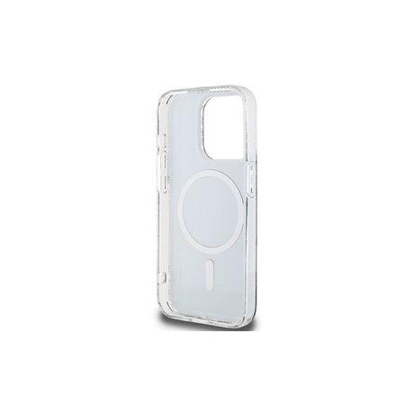 Magsafe Калъф за iPhone 15 Pro Max, Guess IML GCube Hard Case, Черен (7)