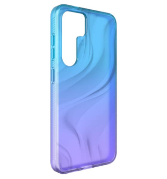 Противоударен Преливащ Калъф за Samsung S24 Plus, ZAGG Milan Case, Син