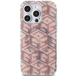 Magsafe Калъф за iPhone 15 Pro, Guess IML GCube Hard Case, Прозрачен