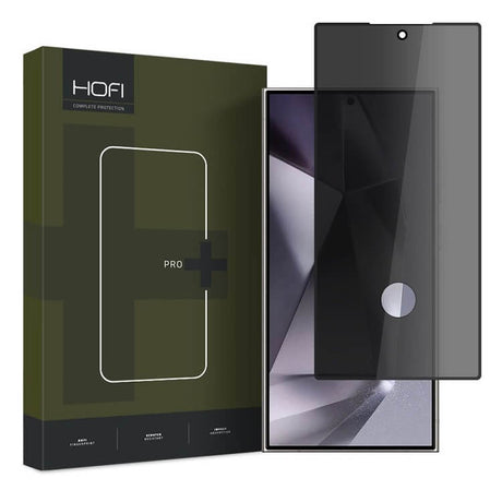 Затъмняващ Протектор за Samsung S24 Ultra, Hofi Privacy Anty-Spy Glass, Черен