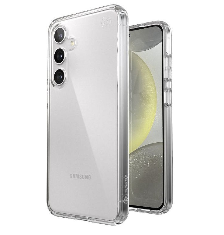 Екстремен Калъф за Samsung S24, Speck Presidio Perfect-Clear, Прозрачен