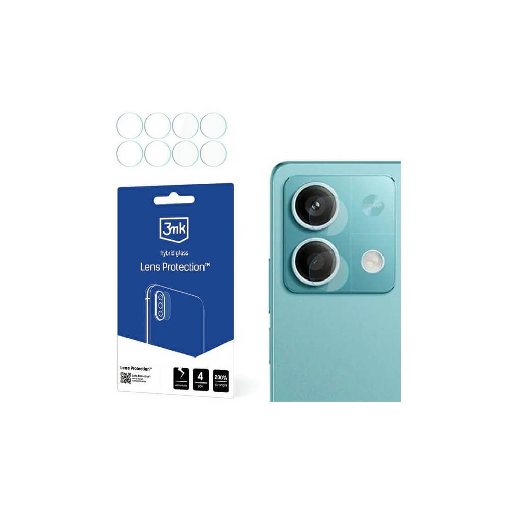 Протектор за Камера за Xiaomi Redmi Note 13 5G, 3MK Flexy Cam Lens Glass, Прозрачен