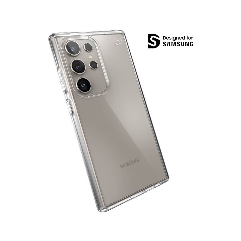 Екстремен Калъф за Samsung S24 Ultra, Speck Presidio Perfect-Clear, Прозрачен (4)