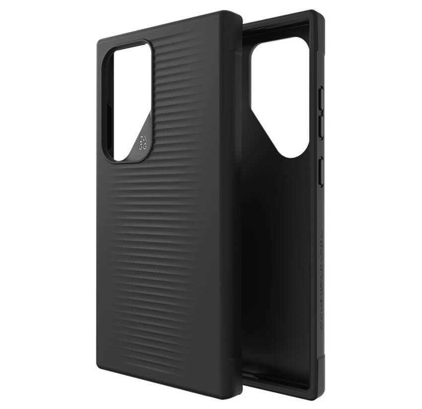 Противоударен Калъф за Samsung S24 Ultra, ZAGG Luxe Case, Черен (2)