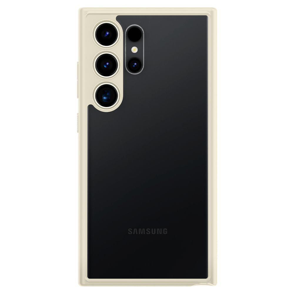 Противоударен Хибриден Калъф за Samsung S24 Ultra, Spigen Ultra Hybrid Case, Бежов (2)
