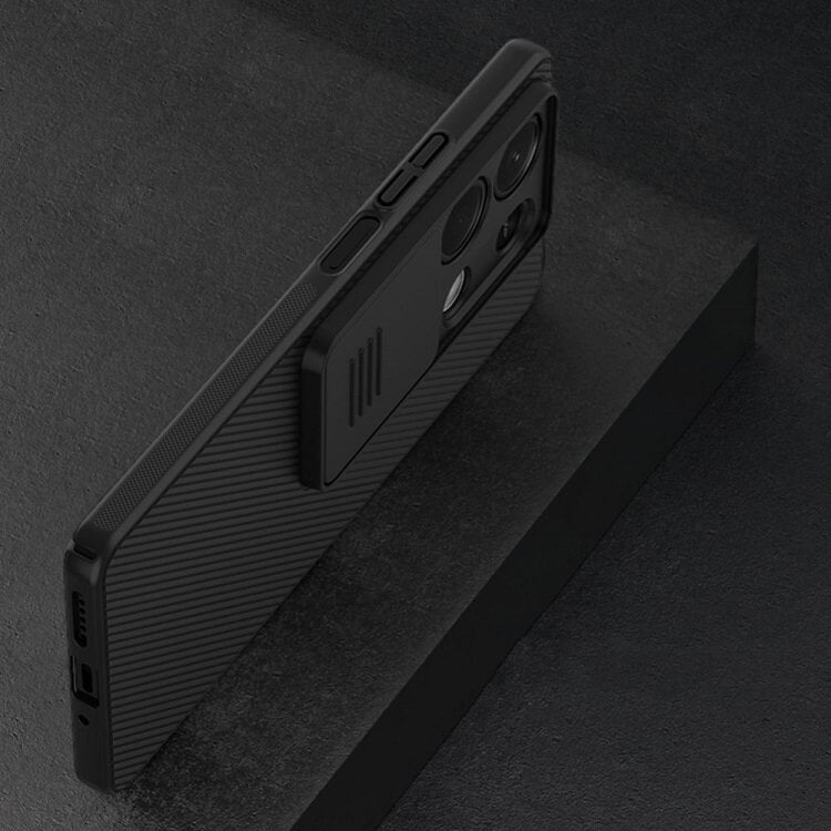 Калъф с Плъзгач за Камера за Xiaomi Redmi Note 13 5G, Nillkin CamShield Case, Черен (5)