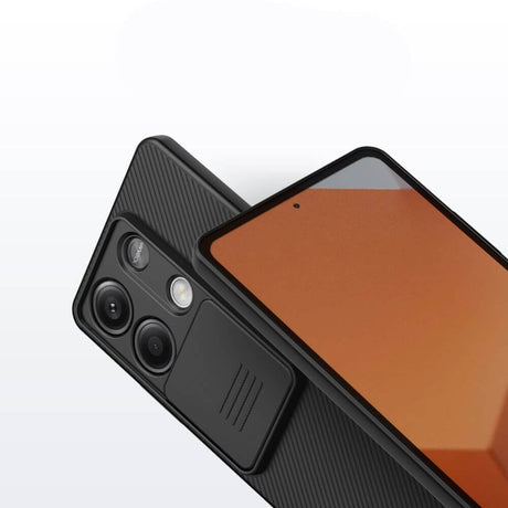 Калъф с Плъзгач за Камера за Xiaomi Redmi Note 13 5G, Nillkin CamShield Case, Черен (2)
