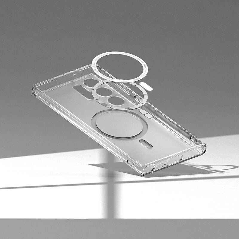 Magsafe Калъф за Samsung S24 Ultra, Ringke Fusion Matte Case, Прозрачен (5)