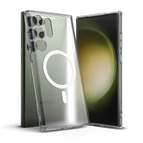 Magsafe Калъф за Samsung S24 Ultra, Ringke Fusion Matte Case, Прозрачен