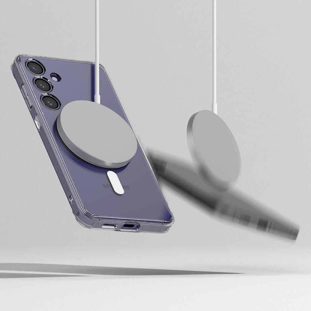 Magsafe Калъф за Samsung S24, Ringke Fusion Matte Case, Прозрачен (7)