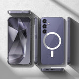 Magsafe Калъф за Samsung S24, Ringke Fusion Matte Case, Прозрачен (8)