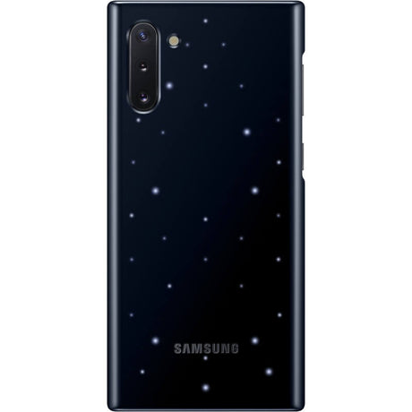 Оригинален Калъф за Samsung Note 10 Led Cover Case EF-KN970CBEGWW, Черен