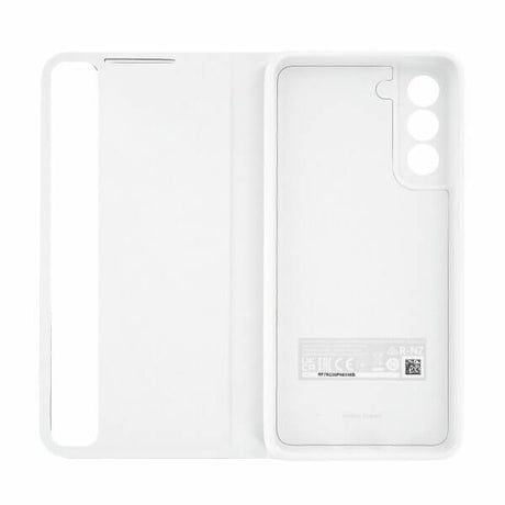 Оригинален Активен Калъф за Samsung S22 Plus Clear View Cover Book Case EF-ZS906CWEGEE, Бял (4)
