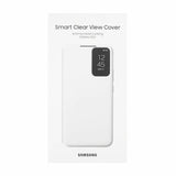 Оригинален Активен Калъф за Samsung S22 Plus Clear View Cover Book Case EF-ZS906CWEGEE, Бял (6)