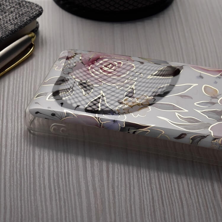Дамски Калъф за Samsung A35, GKK Elegant Flower Case, Бял (4)