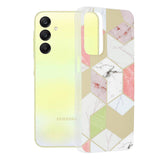 Дамски Калъф за Samsung A25, GKK Elegant Marble Case, Златист