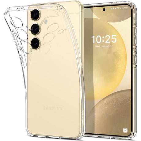 Силиконов Калъф за Samsung S24 Plus, Spigen Liquid Crystal Case, Прозрачен (3)