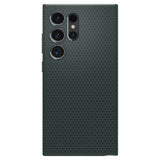 Противоударен Силиконов Калъф за Samsung S24 Ultra, Spigen Liquid Air Case, Зелен (2)