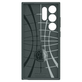 Противоударен Силиконов Калъф за Samsung S24 Ultra, Spigen Liquid Air Case, Зелен (3)