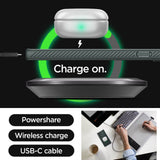 Противоударен Силиконов Калъф за Samsung S24 Ultra, Spigen Liquid Air Case, Зелен (9)