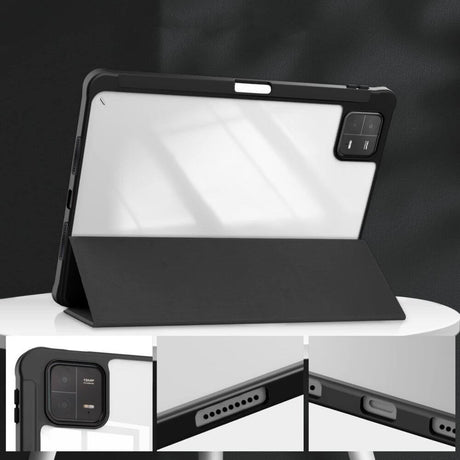 Калъф за Xiaomi Pad 6 Max 14, Tech-Protect Trifold Slim Hybrid Case, Черен (4)