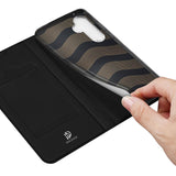 Кожен Калъф за Samsung A35, Dux Ducis Skin Pro Book Case, Черен (5)