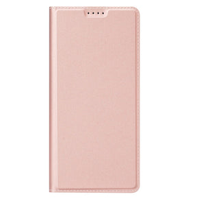 Кожен Калъф за Samsung A35, Dux Ducis Skin Pro Book Case, Розов