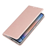 Кожен Калъф за Samsung A35, Dux Ducis Skin Pro Book Case, Розов (3)