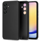 Силиконов Калъф за Samsung A15, Tech-Protect Icon Soft Case, Черен