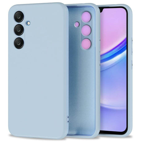 Силиконов Калъф за Samsung A15, Tech-Protect Icon Soft Case, Син