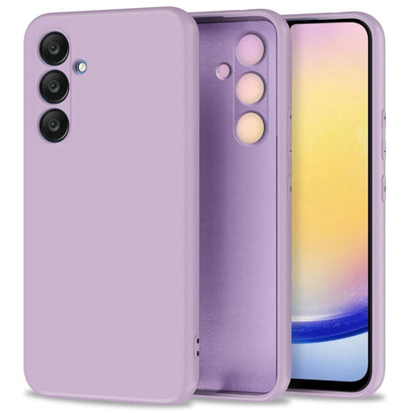 Силиконов Калъф за Samsung A25, Tech-Protect Icon Soft Case, Лилав