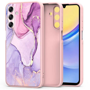 Силиконов Калъф за Samsung A15, Tech-Protect Printing Marble2 Case, Цветен
