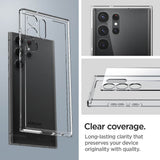 Противоударен Калъф за Samsung S24 Ultra, Spigen Ultra Hybrid Case, Прозрачен (6)