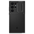 Калъф с Камерен Предпазител за Samsung S24 Ultra, Spigen Optik Armor Case, Черен