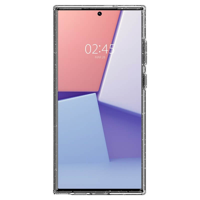 Блестящ Калъф за Samsung S24 Ultra, Spigen Liquid Crystal Glitter Quartz Case, Прозрачен (3)