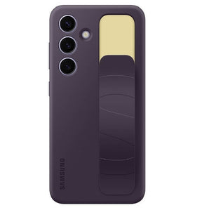 Оригинален Калъф с Държач за Samsung S24, Standing Grip Case EF-GS921CEEGWW, Тъмно Лилав