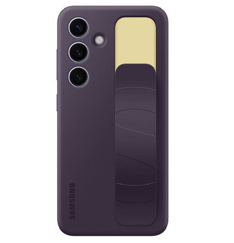Оригинален Калъф с Държач за Samsung S24, Standing Grip Case EF-GS921CEEGWW, Тъмно Лилав