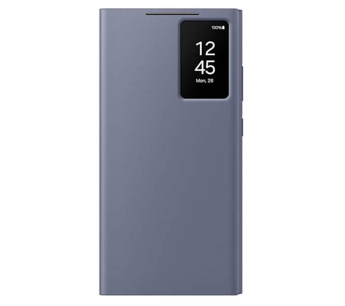 Оригинален Активен Калъф за Samsung S24 Ultra Smart View Wallet Book Case EF-ZS928CVEGWW, Лилав