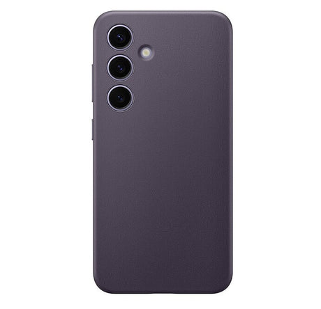 Оригинален Кожен Калъф за Samsung S24 Plus, Vegan Leather Cover Case GP-FPS926HCAVW, Тъмно Лилав