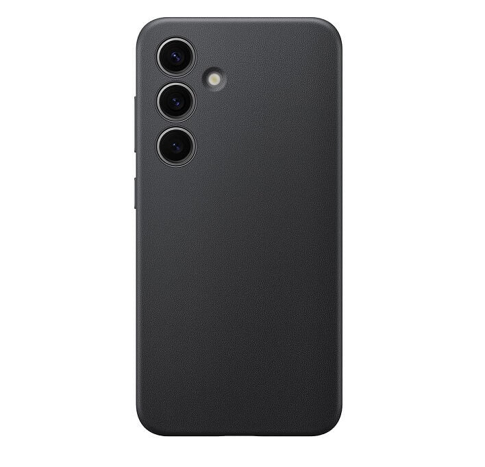 Оригинален Кожен Калъф за Samsung S24, Vegan Leather Cover Case GP-FPS921HCABW, Черен