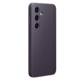Оригинален Кожен Калъф за Samsung S24, Vegan Leather Cover Case GP-FPS921HCAVW, Тъмно Лилав (2)