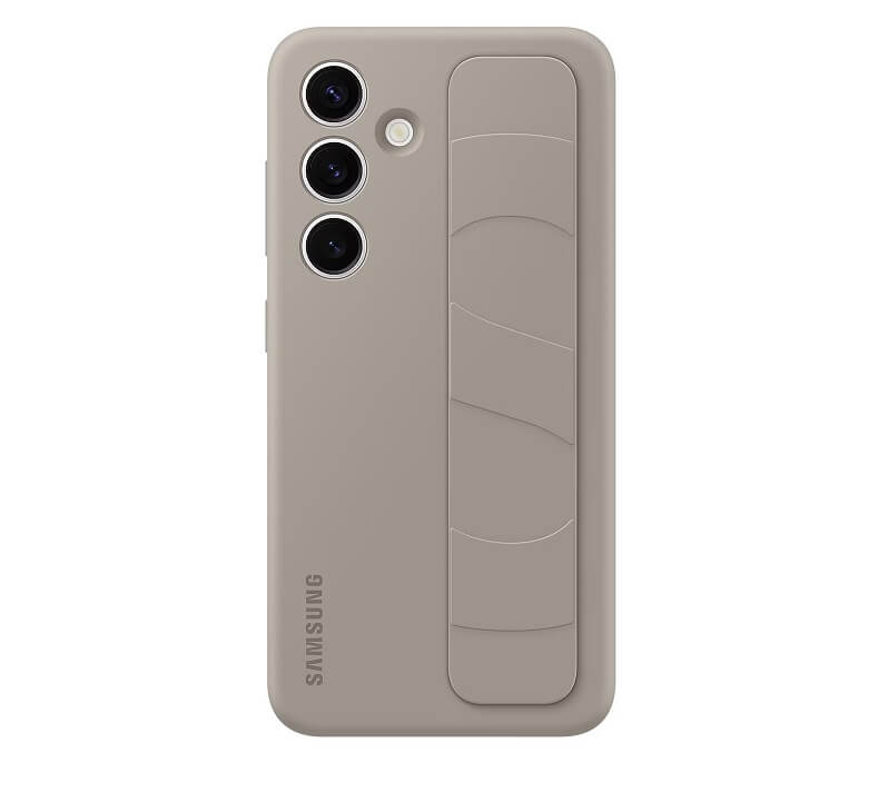 Оригинален Калъф с Държач за Samsung S24, Standing Grip Case EF-GS921CUEGWW, Кафяв (2)