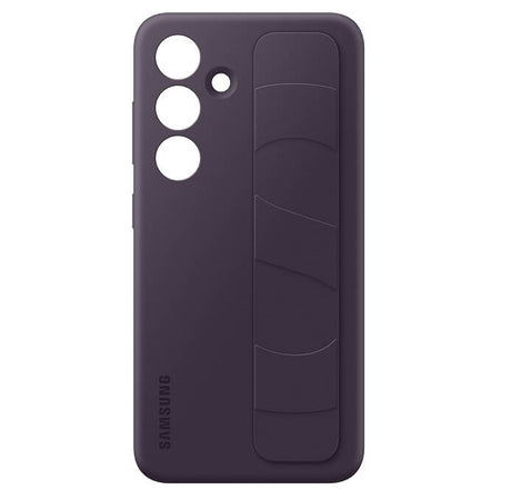 Оригинален Калъф с Държач за Samsung S24, Standing Grip Case EF-GS921CEEGWW, Тъмно Лилав (3)