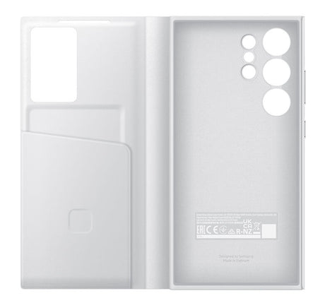 Оригинален Активен Калъф за Samsung S24 Ultra Smart View Wallet Book Case EF-ZS928CWEGWW, Бял (5)