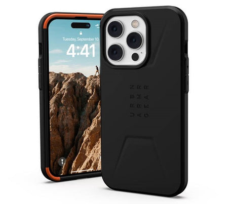 Magsafe Противоударен Калъф за iPhone 14 Pro, UAG Civilian Case, Черен
