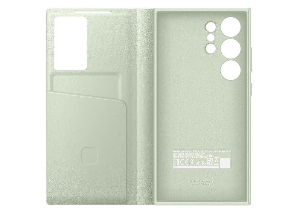 Оригинален Активен Калъф за Samsung S24 Ultra Smart View Wallet Book Case EF-ZS928CGEGWW, Зелен (5)