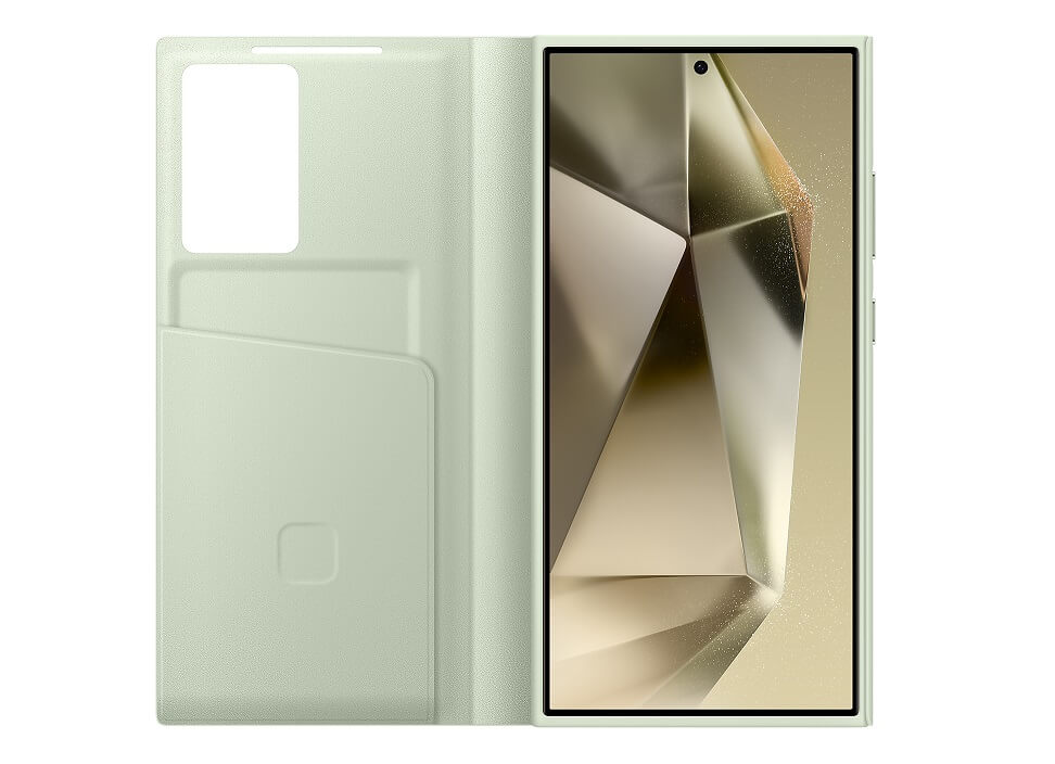 Оригинален Активен Калъф за Samsung S24 Ultra Smart View Wallet Book Case EF-ZS928CGEGWW, Зелен (3)
