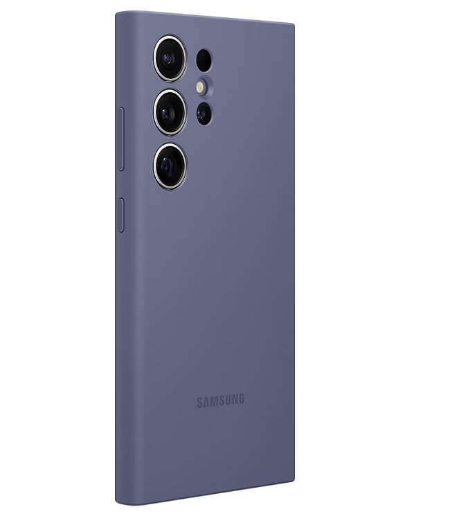 Оригинален Силиконов Калъф за Samsung S24 Ultra, Silicone Case EF-PS928TVEGWW, Лилав (3)