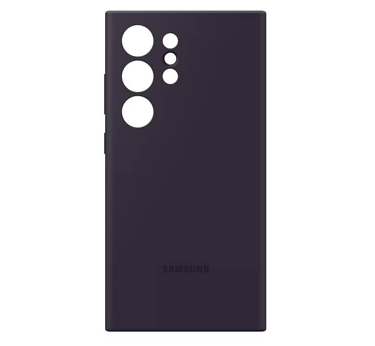 Оригинален Силиконов Калъф за Samsung S24 Ultra, Silicone Case EF-PS928TEEGWW, Тъмно Лилав (4)